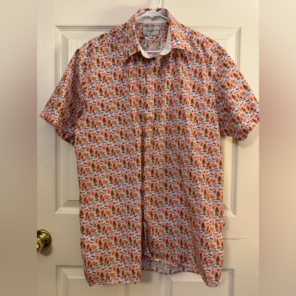 Men’s Archipelago Tailored Dress Shirt 
Size Large